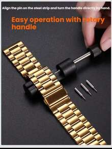 Watch Repair Tool, DIY, Link Remover, Strap Length Adjuster, Adjustable Disassembler, Suitable For Metal Watch Bands, Electronic Watch Bands, Men's Watches, Women's Watches, Link Remover, Repair Tool - Multicolor - View 5