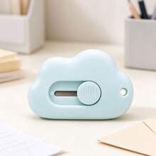 Cute Cloud Mini Retractable Utility Knife, Portable Paper Cutter With Sharp Blade, Package Opener, Practical Cutting Tool For Office, School, Home, DIY Crafts, Learning Supplies, Office Accessories, Car Interior Accessories, Scrapbooking - Multicolor - View 14