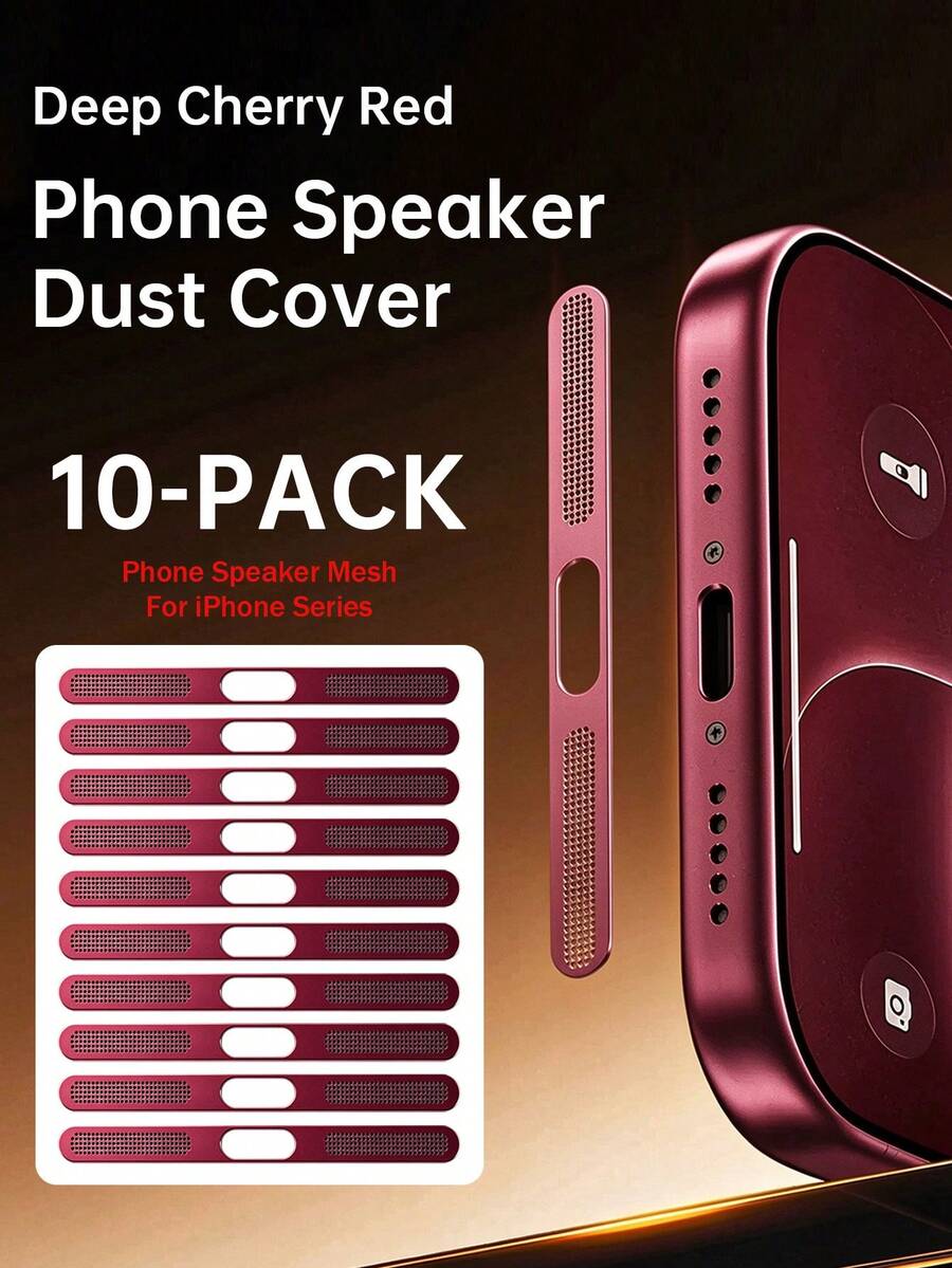 XINHONGYU 10pcs Metal Dust-Proof Mesh Speaker Protector Stickers ...
