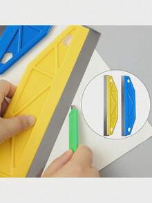 Set Kuas Pinggiran Cat Profesional Tugas Berat, Alat Pinggiran Dinding Plastik dan Logam, Cocok untuk Pinggiran Presisi, Pemotongan Wallpaper dan Perawatan Sudut, Perlengkapan Tukang Cat yang Ideal, Termasuk Pisau dan Kuas Pinggiran, Warna Acak - MultiWarna - View 8