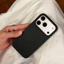 超薄原裝液態矽膠磁吸手機殼，適用於 iPhone 18 Pro Max 18 Pro，三層軟膠防震保護殼，防刮微纖維內襯，適用於 iPhone 17 Pro Max 16 Pro Max 15 14 13 12 Mini 11 - 黑色 - 查看 3