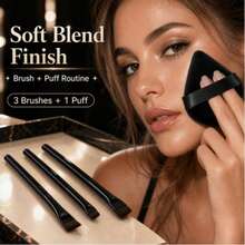 4pcs Eyebrow & Eyeliner Makeup Brush Set, Includes Angled Brush, Suitable For Beginners, Ultra-Fine Eyeshadow Brush With Nylon Bristles, Compact Eyebrow Pencil, Suitable For Various Skin Types, Gentle On Delicate Eye Area - Multicolor - View 7