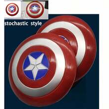 1pc Circular Plastic Dress-Up Accessory, Concentric Ring Printed Party Prop, Stage Cosplay Decor, Theme Party Table Ornament, Holiday Giveaway Present(Stochastic Style) - Multicolor - View 8