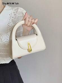 Mini Commuting Bag, Fashionable And Versatile Shoulder Bag/Handbag As A Mother's Day Gift For Women's Business Commuting And Student Classes, Mother's Day - White - View 2