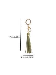 Women's Bag Charm Tassel Design Fashionable Personalized Green - Green - View 6