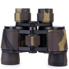 8x40 Adult Binoculars High Magnification Portable Telescope FMC Lens Suitable For Bird Watching, Hunting, Travel, Sightseeing, Sports Events - Brown Fans - View 5
