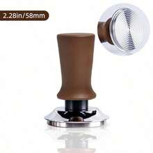 51mm/58mm/53mm Italian Hand-Pressed Espresso Tamper, Adjustable Precision Spring Coffee Press, Stainless Steel Rippled Base, Self-Leveling Italian Espresso Tamper, Italian Espresso Accessories - Multicolor - View 13