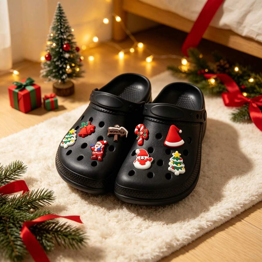 New Women's Cute Bear Perforated Clogs, Simple Breathable Lightweight Fashion Versatile Anti-Collision 2-In-1 Sandals For Home And Outdoor
