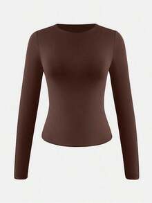 Women T-Shirts - Dark Brown - View 6