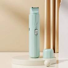 Rechargeable Electric Body Hair Shaver And Trimmer With Type-C Fast Charging, Long-Lasting Battery Life And Double-Ring Blade Mesh For Smooth Grooming - Multicolor - View 14