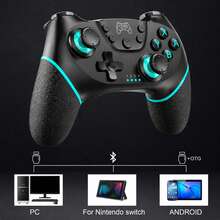 A Wireless Controller Compatible With The Switch, Switch 2, Switch OLED, Switch Lite, And PC. Features Include Console Wake-Up Functionality, A 550 MAh Battery, Hall-Effect Joysticks, Dual Vibration Motors, A 6-Axis Gyroscope, And Turbo Mode. - View 3