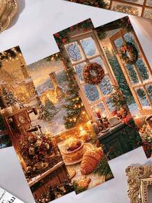 SCXXBSW 30pcs Christmas Coffee Bookmarks Exquisitely Designed Bookmarks-The Perfect Gift For Readers And Book Lovers, Ideal For Party Gifts - 30pcs - View 8