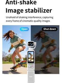 ZANQIU LK-032 Action Camera + Spare Battery + Rotating Screen With Bluetooth Function - View 11