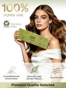 DNE HAIR 20Pcs Tape In Hair Extensions 100% Human Hair 4# Middle Brown 10-22 Inch Silky Straight Seamless Invisible Top Quality Thick Ends Healthy Remy Hair Extensions For Thin Hair And Salon Use And For All Women/Girls Daily Use - S4 - View 10