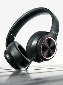 Acer OHR833 Wired Over-Ear Headphones ANC/ENC Dual Noise Cancellation ...