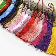 10 Pcs 14cm Mixed‑Color Polyester Silk Tassels, Decorative Hanging Tassel Ornaments For DIY Sewing Handicrafts, Bookmarks, Curtains & Home Art Decors - 10pcs - View 2
