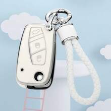 Soft TPU Protective Key Shell Auto Key Holder TPU Car Key Fob Cover Case For Fiat Panda Stilo Punto Doblo Grande Bravo 500 Ducato, - Fiat D - View 11