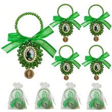 Pendant & Drop Ornaments - Red Virgin Mary - View 1