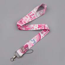 Cartoon Animal Lanyard, Ocean Turtle, Bunny & Dachshund Print Neck Strap, Phone Lanyard ID Card Holder Key Chain For Man Women - Multicolor - View 8