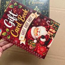Christmas Gift Card Album, Spiral Bound Page Book, Organize Gift Cards And Save Handwritten Notes, Christmas, New Year And Family Gathering Greeting Cards, Commemorate Life Milestones, Party Decoration - Multicolor - View 3
