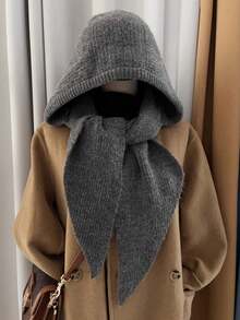 1pc Autumn/Winter Warm Knit Hat, Unisex - Multicolor - View 14