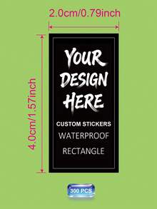 1/32/72/104/300/500pcs Label Persegi Panjang Putih/Holografik/Perak Cetak Kustom untuk Botol, Stiker Persegi Panjang Tahan Air yang Dipersonalisasi, Label Persegi Panjang Cetak Kustom untuk Lilin, Toples, Segel Kemasan, Label Produk, Logo Bisnis - MultiWarna - View 120