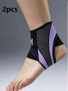 1pc/2pcs Unisex Daily Sports Ankle Support Compression Ankle Sleeve, 1mm Ultra-Thin Ankle Protector For Fitness, Weightlifting, Yoga, Hiking, Basketball, Baseball - Multicolor - View 16