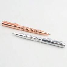 1pc Luxury Vintage Metal Creative Writing Minimalist Ballpoint Pen, Daily Writing Pen, Suitable As A Gift For Friends - Ballpoint Pen - View 10