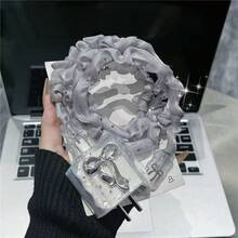 銀色蝴蝶結設計網格裝飾數據線保護套，手機充電器套裝 20W/18W，充電線保護，充電頭保護殼，兼容 Apple 兼容 13/16/15/14 充電器保護殼，絕佳禮物選擇 - 銀色 - 查看 9