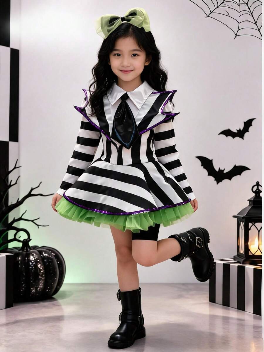 Tween Girls Costumes - STRIPES - View 1