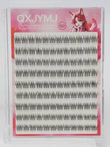 108 Clusters Glue-Free False Eyelashes, Curl C, Natural Eyelashes, Reusable, Segmented Self-Adhesive False Eyelashes, No Glue Needed For Application, Essential For Japanese And Korean Makeup, Suitable For Beginners, Eyelash Clusters, Cartoon Manga Style, Dating, Cosplay, Performance - View 7
