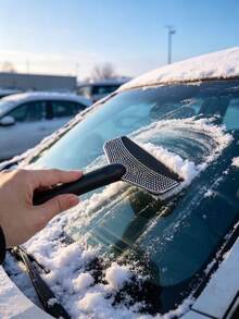 奢華全水鑽汽車除雪刮冰器，冬季車用擋風玻璃除冰刮雪工具，創意水鑽車內飾配件 - 閃鑽除雪鏟 - 查看 3