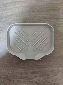 1pc Kitchen Countertop Silicone Draining Mat, Student Dorm Home Bathroom Laundry Soap Holder Soap Box - Draining Mat - View 6
