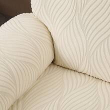 4/6/8pcs Printed Casual Lounge Chair Covers, All-Season Universal, Suitable For Office, Living Room Home Decor, Washable Sofa Covers - Beige - View 7