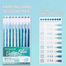 Languo New Release 6pcs/9pcs Gradient Color, 168 Colors, 252 Colors Gift Bag, Handwriting Pen, Highlighter, 0.5mm Nib, Transparent Barrel, Suitable For Painting, Marking, Student Notes, Drawing, Making Manuals, Office Use - Multicolor - View 29