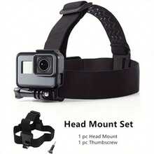 Action Camera Chest Mount Harness Head Strap Kit For Bike Motorcycle Ski - Multicolor - View 11