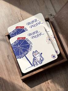 Customizable Premium Disposable Square Paper Coasters, Personalized Photo Party Beer Mats, High-Quality Printing With Glossy Lamination, Stain-Resistant And Portable, Suitable For Outdoor, Home, Hotel, Commercial Bar And Tea House - Multicolor - View 4