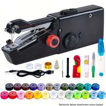 Portable Electric Handheld Sewing Machine, Equipped With Needles And Spools, Suitable For Manual DIY Sewing, Daily Clothing, And Travel And Household Use, Small Handheld Sewing Machine For Beginners Only - Multiple Styles - View 7