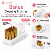 30Pcs Nail Drill Bit Set With 3/32" Shank, E-File Accessories For Gel Removal, Nail Shaping And Cuticle Cleaning, Manicure, Pedicure, Salon And Home Use - Multicolor - View 8