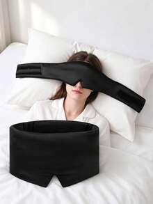 New Purple Patterned Gravity Sleep Mask, Comfortable Light-Blocking Sleep Mask, Luxury Unisex Sleep Mask, Washable And Reusable, Breathable And Light-Blocking, Adjustable Elastic; Suitable For Bedroom, Travel, Office And School; Perfect As A Gift For Family, Colleagues And Friends; Travel Essential - Multicolor - View 5