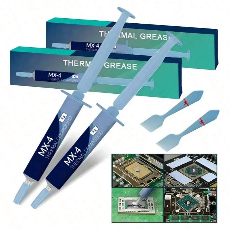 2pz Pasta Térmica Mx-4, 8g, Disipador Térmico Pasta De Cpu - Ver 1