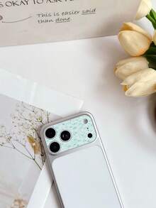 LissKas 1pc 9H Hardness Camera Lens Protective Film Full Coverage Explosion Proof Scratch Resistant Compatible With IPhone 18 Pro Max/18Pro/17 Pro Max/18Pro Matte Anti Fingerprint Bubble Free Phone Camera Protective Film Compatible With Large Hole Phone Cases Printing Flowers Pattern Lens Film - Floral 0010 - View 3
