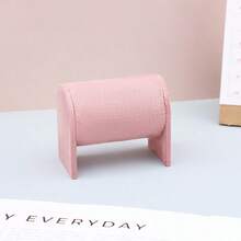 1pc Bracelet Display Stand & Storage Box - Velvet Oval Tower Desktop Ornament, Women's Valentine's Day Birthday Gift, Suitable For Home Or Retail Use, Jewelry Display Tower - Multicolor - View 11