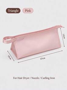 Portable Hair Dryer Storage Bag With Wrist Strap, Travel Hair Tool Zipper Pouch, Lightweight Toiletry Bag, Suitable For Curling Iron, Hair Straightener, Daily Travel Essentials - Multicolor - View 8