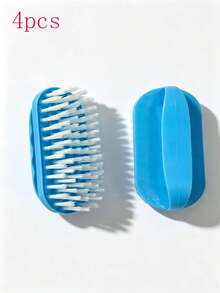 1/3/5pcs Multi-Purpose Handheld Cleaning Brush, Household Plastic Laundry Brush, Multi-Function Wash Basin Brush, Shoe Brush, Drying Rack Brush, Cleaning Brush With Hard Bristles - Cleaning Brush - View 21
