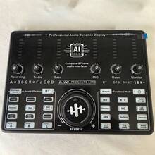 Portable Dual Bluetooth DJ Mixer Audio Controller, Rechargeable Mini Sound Card, Compatible With Smartphones And Laptops, AI Smart Mixer For Live Streaming, Podcast Recording, Karaoke, Home Party DJ VJ Performance And Music Production - Podcast Mixer - View 10