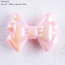 Solid Color Dazzling UV Layered Music Bow Macaron DIY Bracelet Earrings Hair Clip Bead Material Jewelry Accessories - Multicolor - View 13