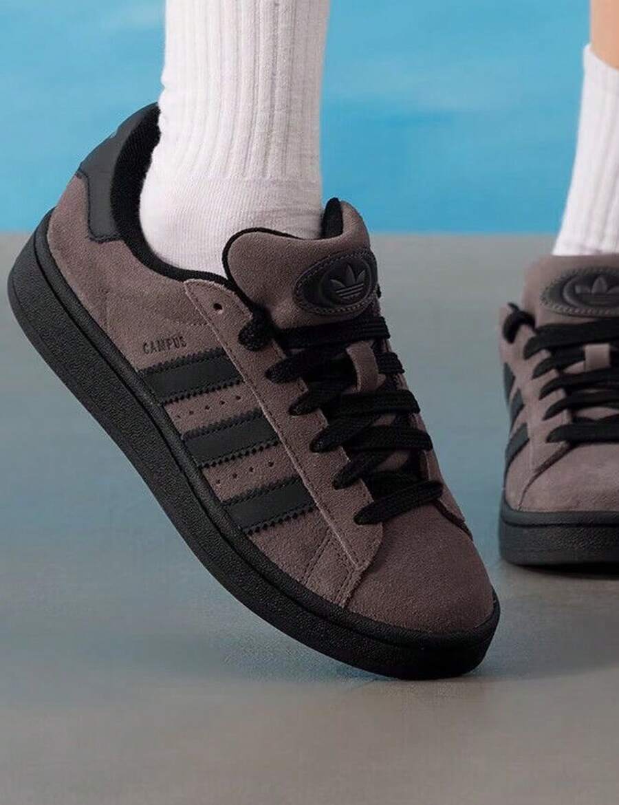 Adidas Originals Campus Retro Casual Sneakers Basic Anti-Slip Wear-Resistant Comfortable Versatile Unisex Brown - Brown/Black - View 1