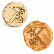 A-Z Letter Wax Seal Stamp Head/Wooden Handle, Beeswax Seal Set Perfect For Decorating Wedding Invitations, Wine Packaging, Gift Wrapping - Single Piece - View 28