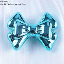 Solid Color Dazzling UV Layered Music Bow Macaron DIY Bracelet Earrings Hair Clip Bead Material Jewelry Accessories - Multicolor - View 40